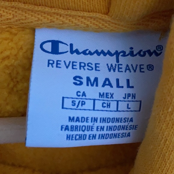 Champion Gold Yellow Hoodie - Picture 4 of 10